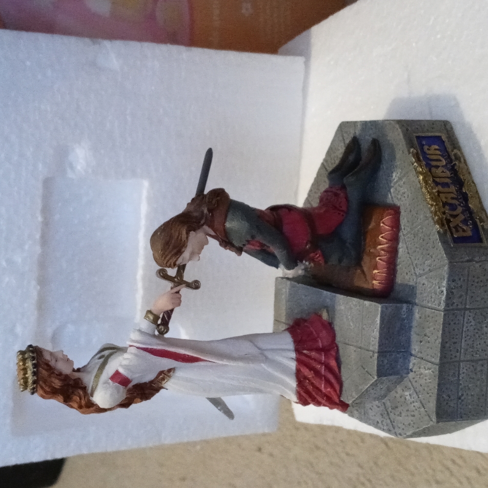 Knight Figurine - vintage The Accolade of King Arthur